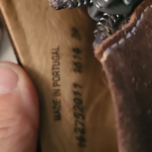 Fly London Brown/Red Zip Up Bootie, Size 39, US 8, 8.5 - Picture 8 of 9